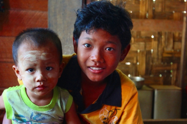 The children of Myanmar